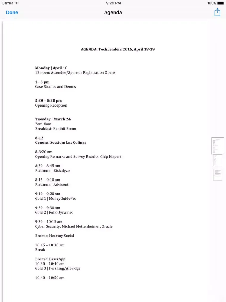 Captures d'écran de Tech-Leaders iPad 