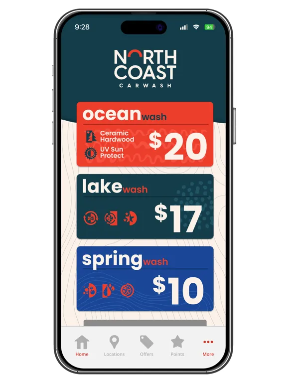 North Coast Car Washes iPad  स्क्रीनशॉट