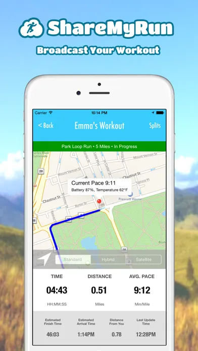 ShareMyRun - Live Run Tracking Ekran Görüntüleri