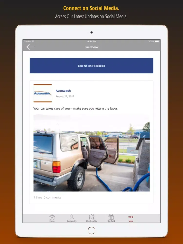Autowash Car Washes iPad  سکرین شاٹس