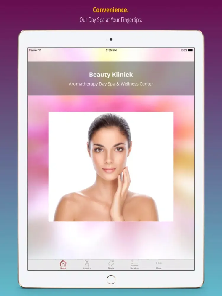 Capturas de pantalla de Beauty Kliniek iPad 