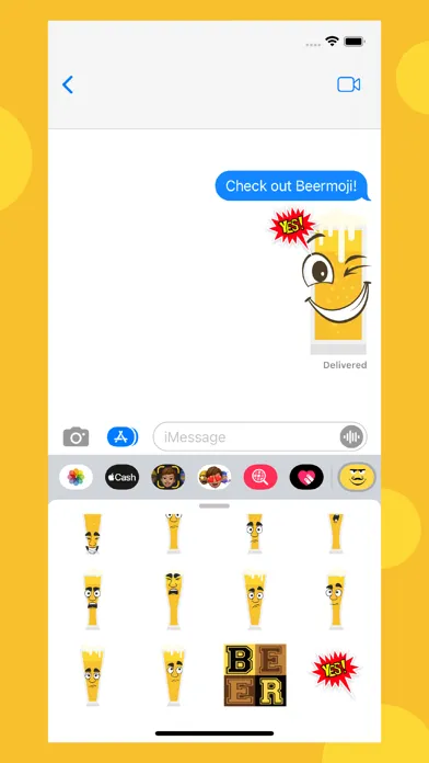 Captures d'écran de Beermoji