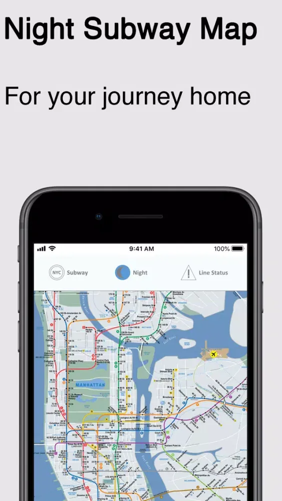 Zrzuty ekranu New York Subway Map
