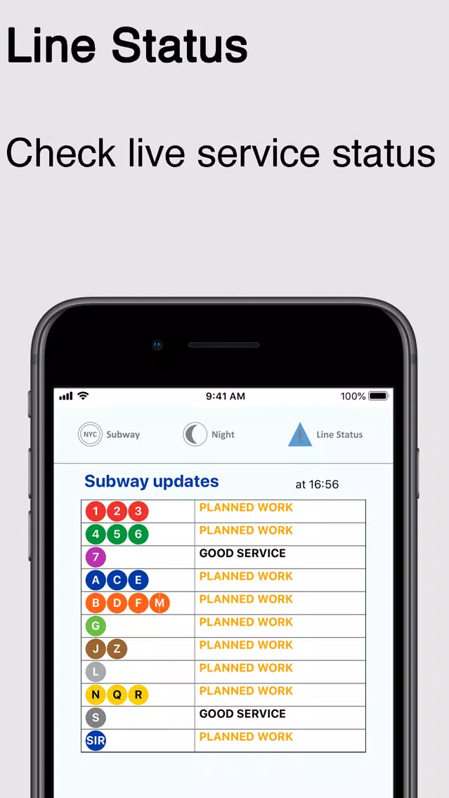 New York Subway Map Screenshots