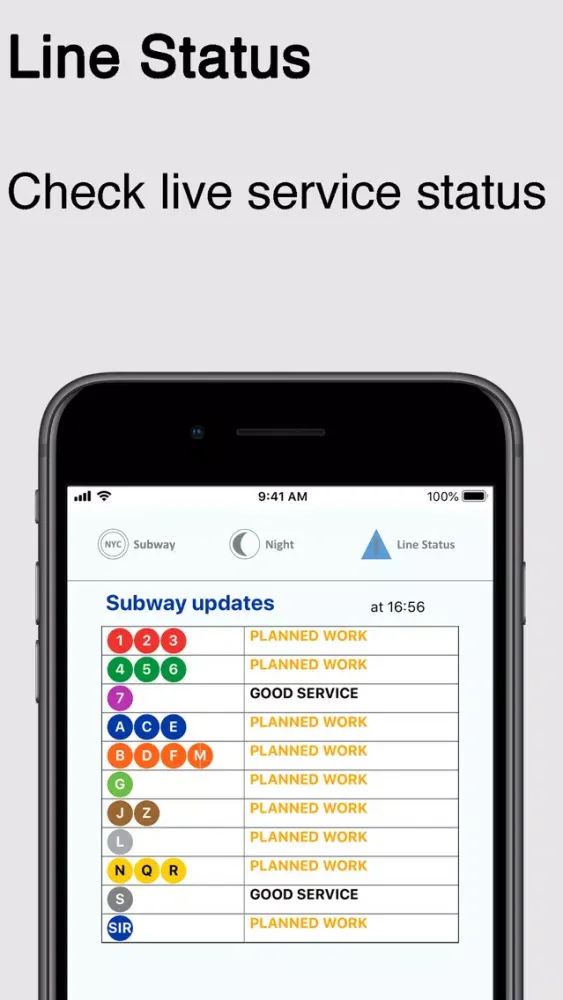Zrzuty ekranu New York Subway Map