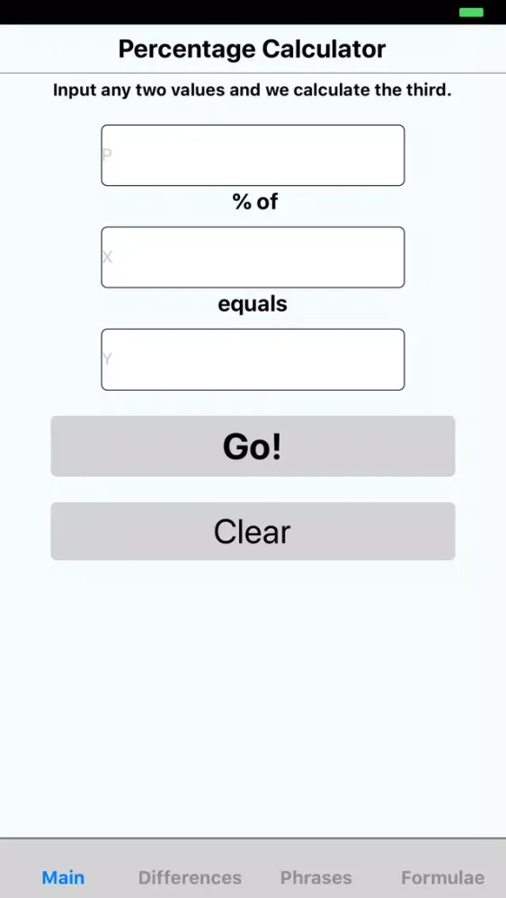 Percentage_Calculator应用截图