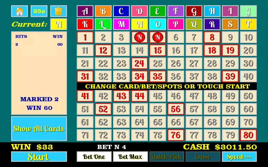 تصاویر Multi Card Keno