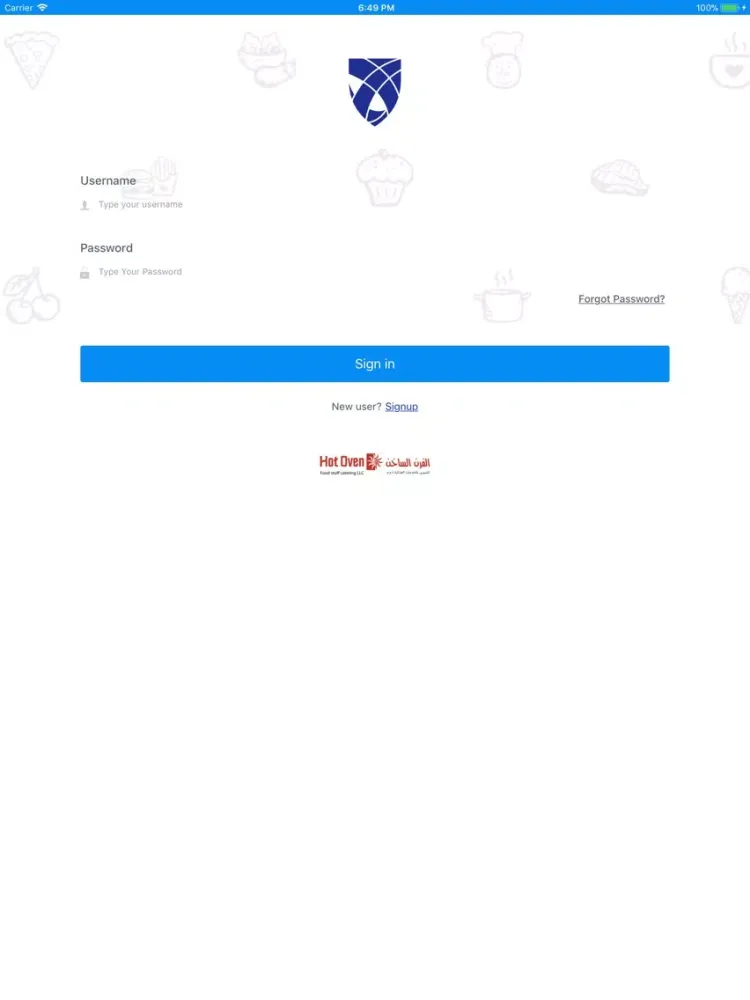 i-Order iPad 应用截图