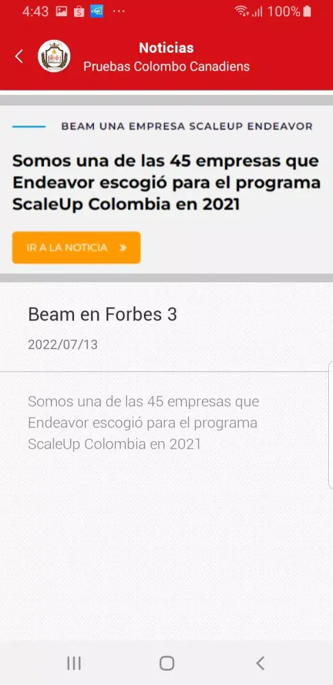 Capturas de tela do Beam School