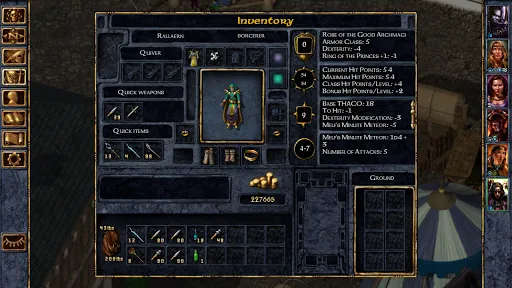 Tangkapan layar Baldur's Gate Enhanced Edition