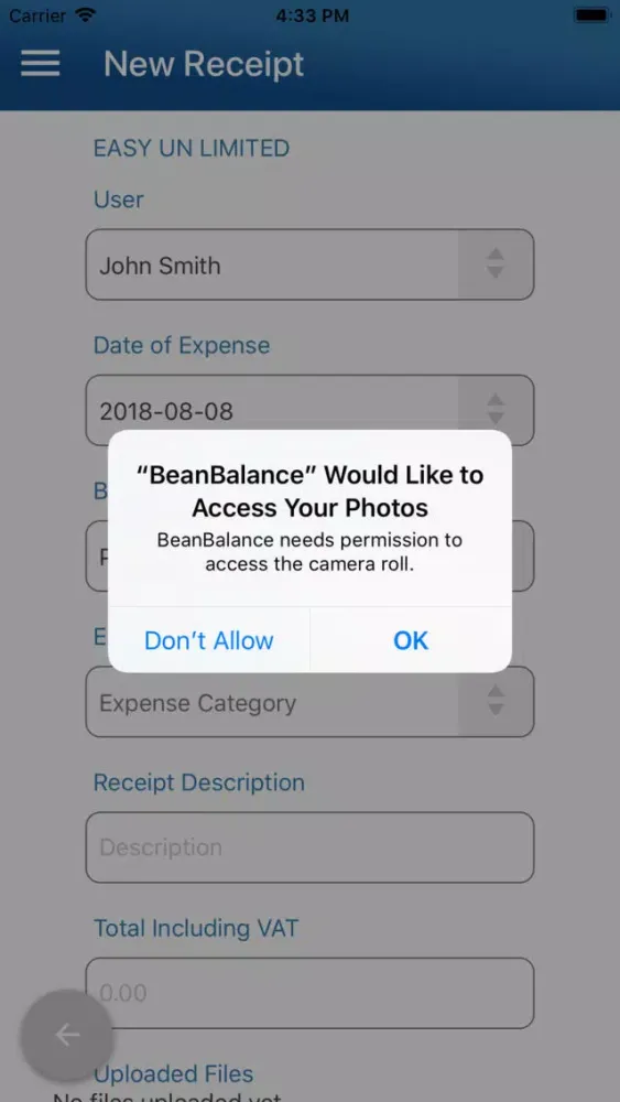 BeanBalance سکرین شاٹس