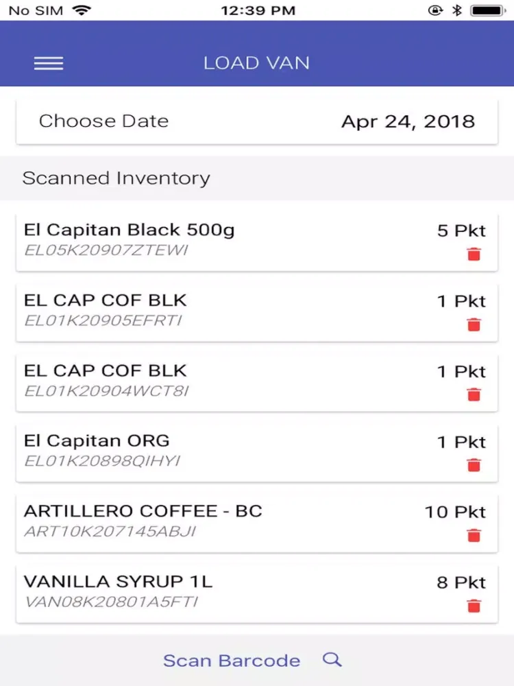 Capturas de pantalla de Bean Cartel Driver App iPad 