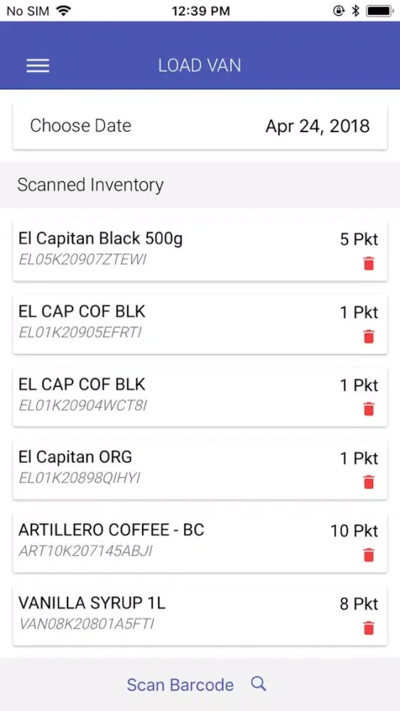 Capturas de pantalla de Bean Cartel Driver App