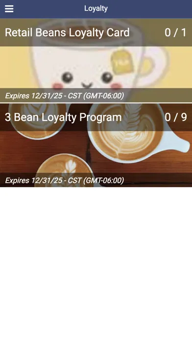 Zrzuty ekranu 3 Bean Coffee Co.