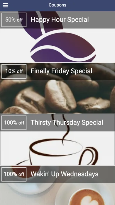 Zrzuty ekranu 3 Bean Coffee Co.