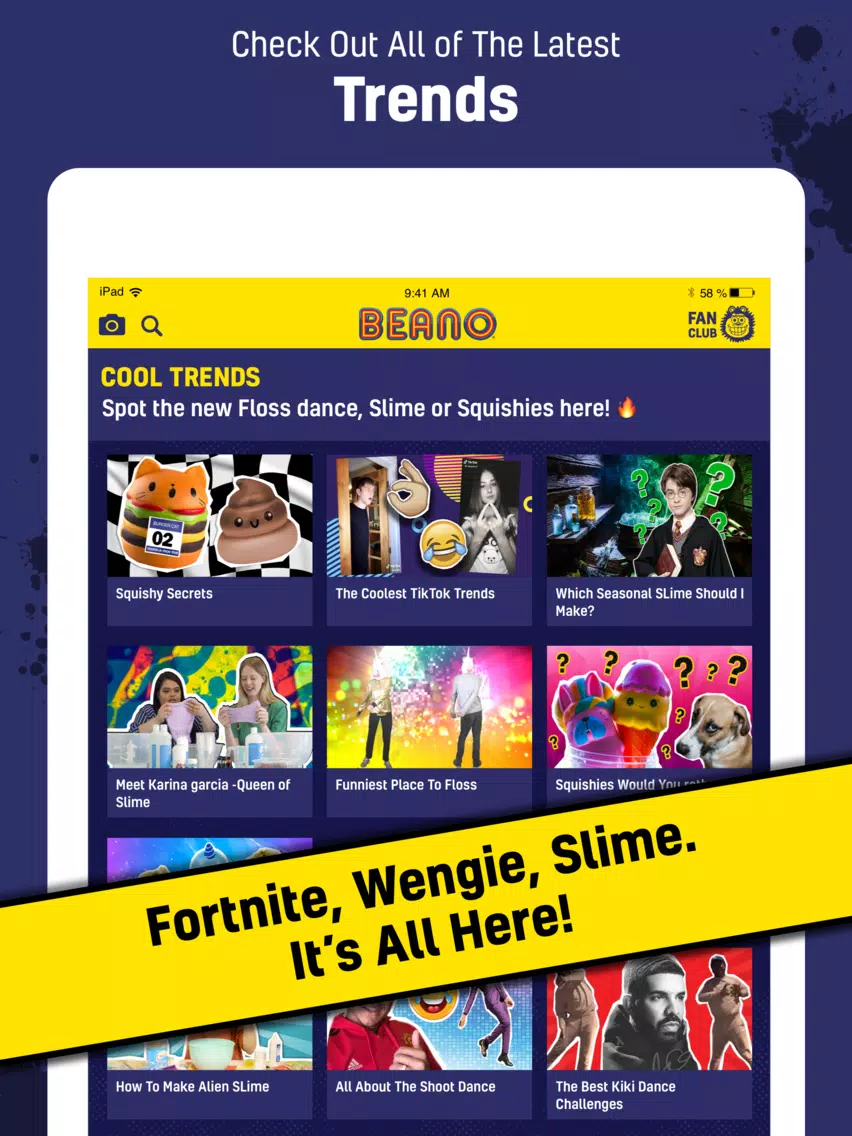 Tangkapan layar Beano – Funny stuff every day iPad 