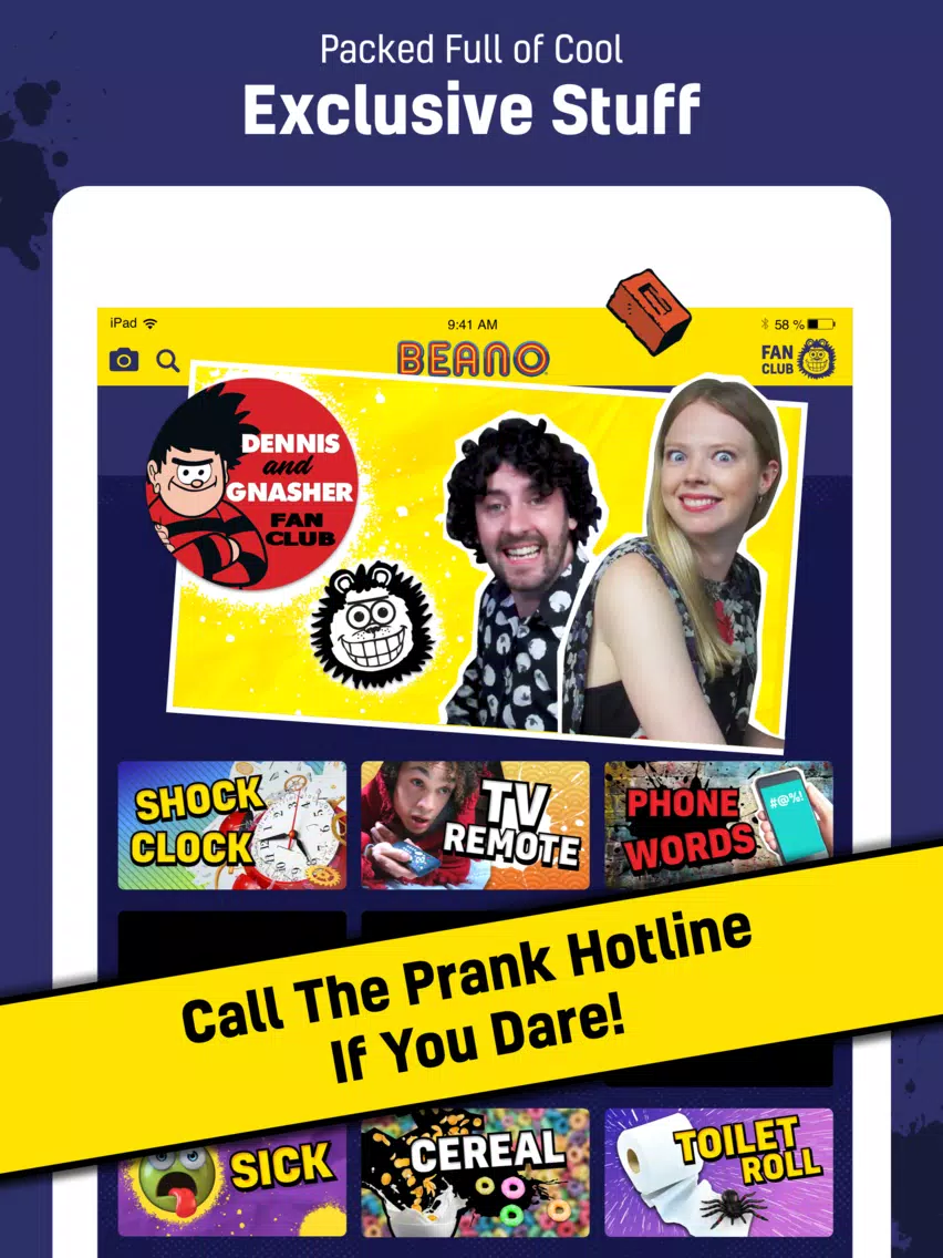 Tangkapan layar Beano – Funny stuff every day iPad 