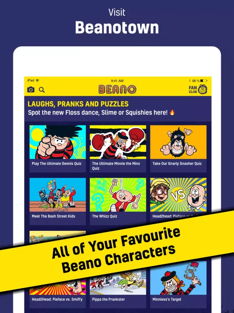 Screenshot di Beano – Funny stuff every day iPad 