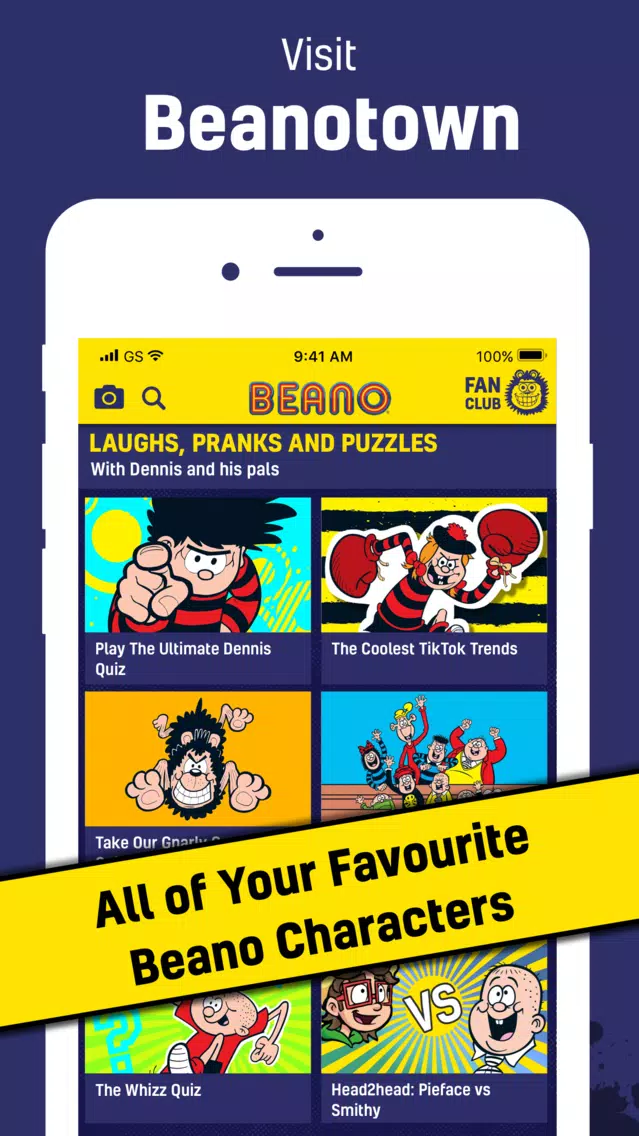 Tangkapan layar Beano – Funny stuff every day