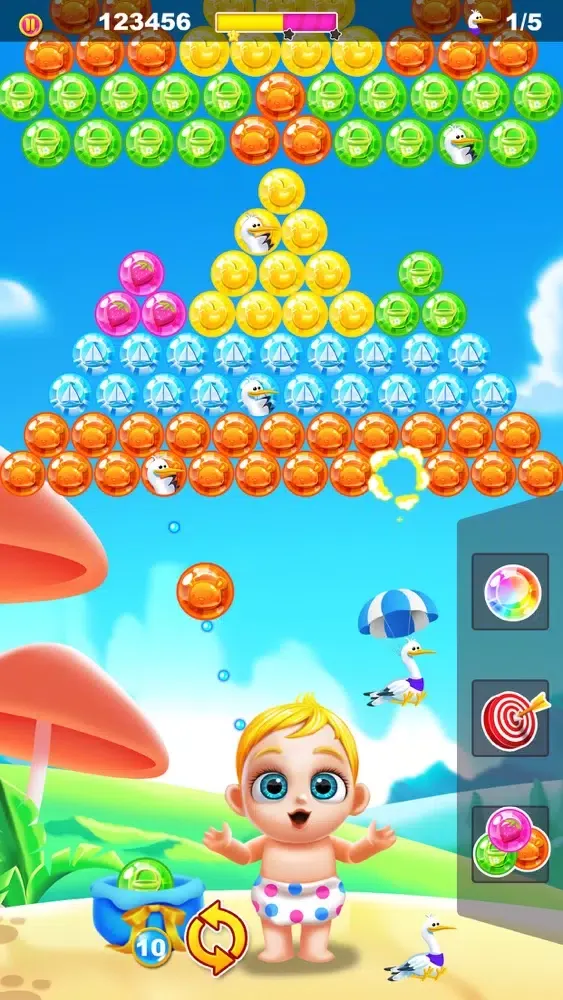 ภาพหน้าจอของ Baby's Bubble Shooter