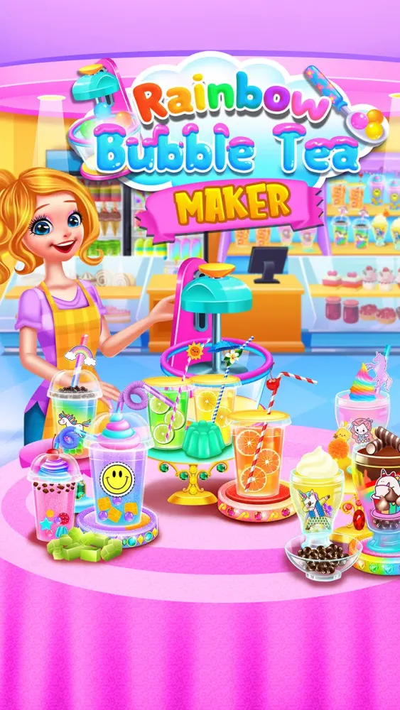 Rainbow Bubble Milk Tea Maker スクリーンショット