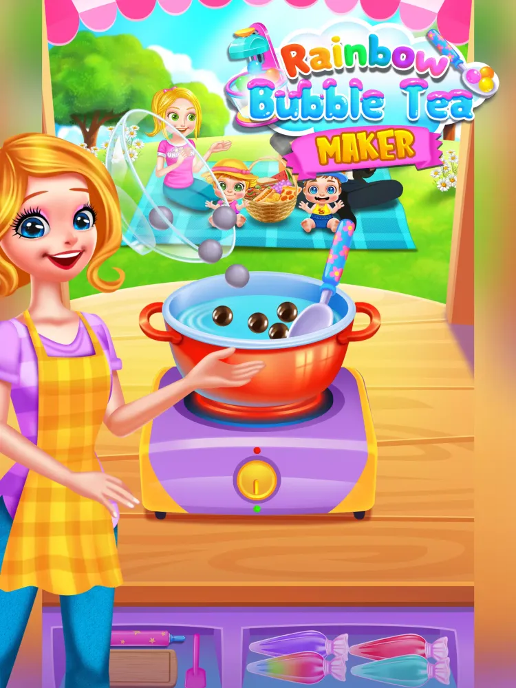 Rainbow Bubble Milk Tea Maker スクリーンショット