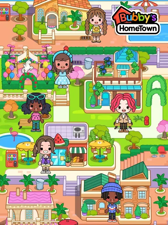 Capturas de tela do Bubby's Home Town iPad 
