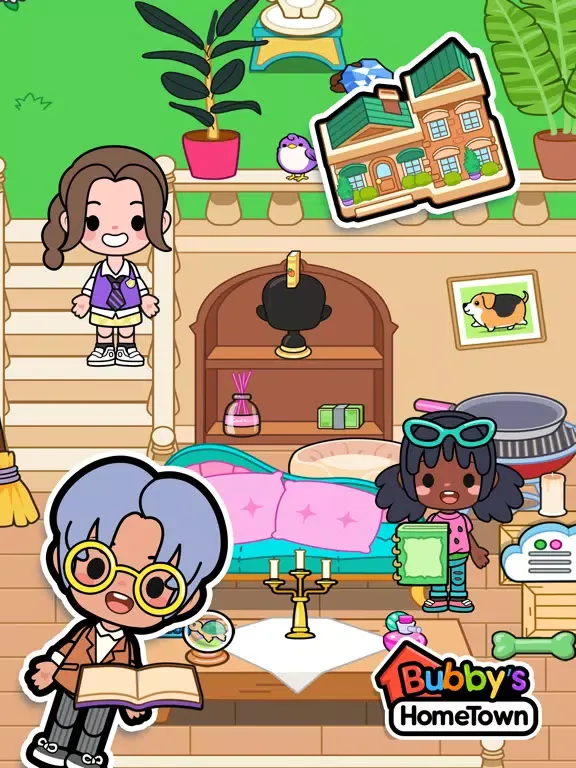 Capturas de tela do Bubby's Home Town iPad 
