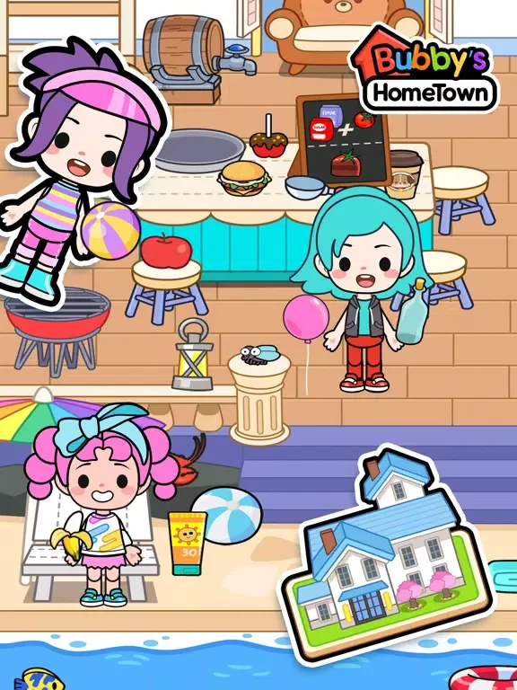 Capturas de tela do Bubby's Home Town iPad 
