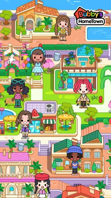 Capturas de tela do Bubby's Home Town