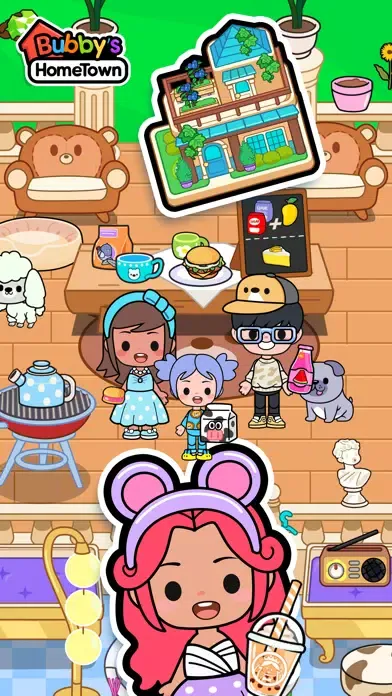 Capturas de tela do Bubby's Home Town