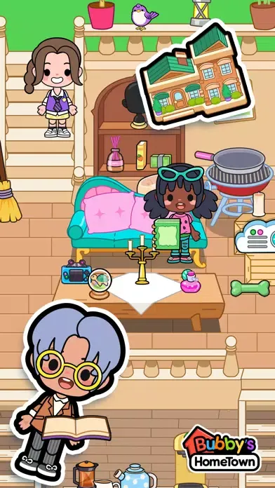 Capturas de tela do Bubby's Home Town