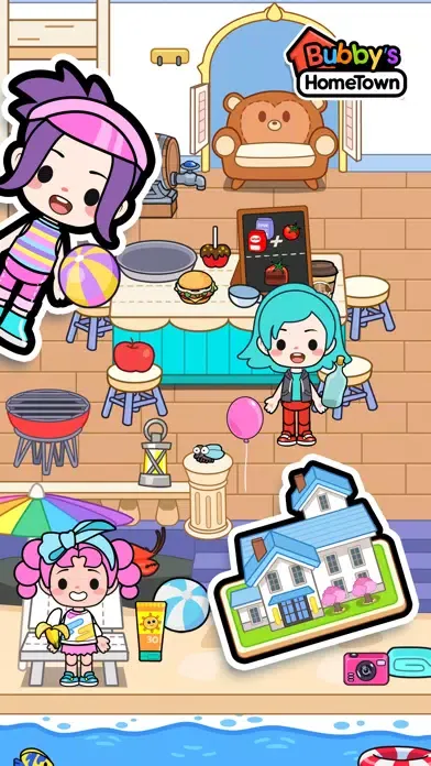 Capturas de tela do Bubby's Home Town
