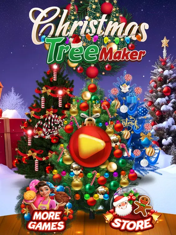 Tangkapan skrin Christmas Tree Maker Morning iPad 
