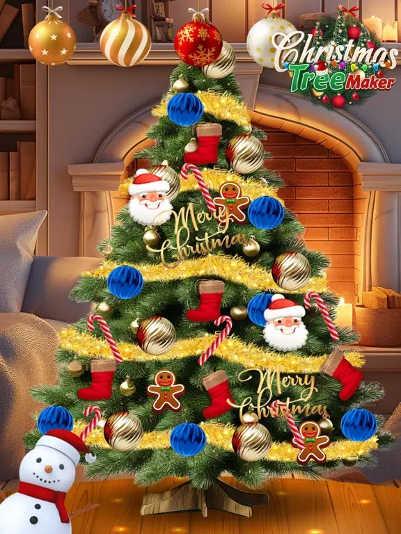 Tangkapan skrin Christmas Tree Maker Morning iPad 