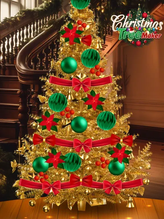 Tangkapan skrin Christmas Tree Maker Morning iPad 