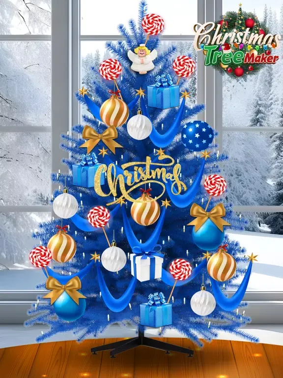 Tangkapan skrin Christmas Tree Maker Morning iPad 