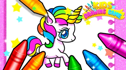 Captures d'écran de Rainbow Glitter Drawing Book