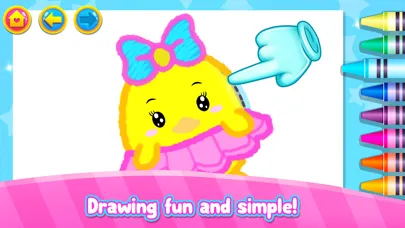 Captures d'écran de Rainbow Glitter Drawing Book