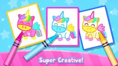 Captures d'écran de Rainbow Glitter Drawing Book