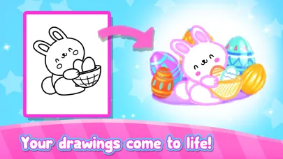 Captures d'écran de Rainbow Glitter Drawing Book