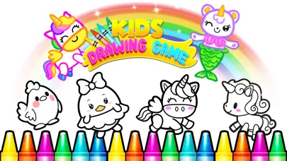 Captures d'écran de Rainbow Glitter Drawing Book
