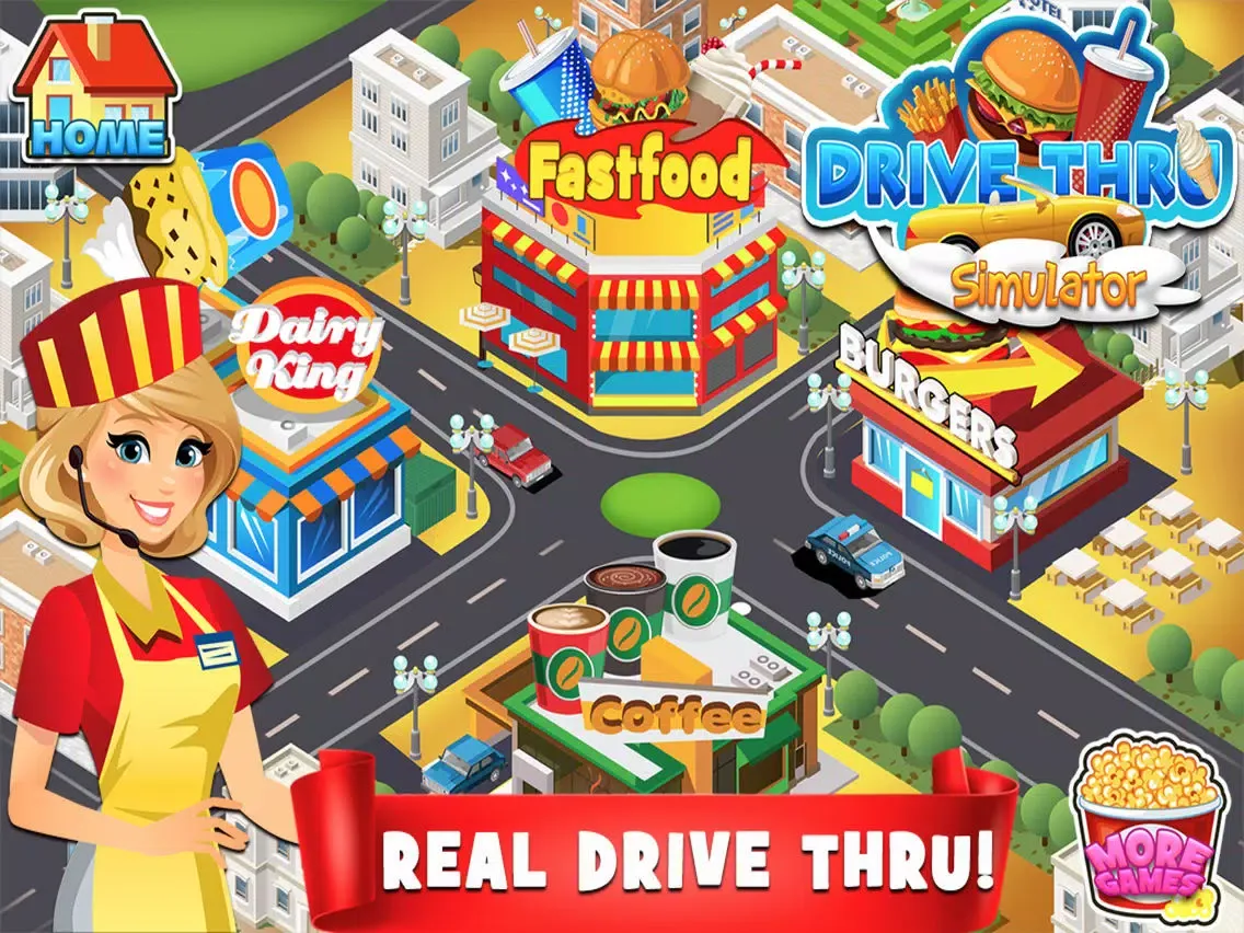 Zrzuty ekranu Drive Thru Fast Food iPad 