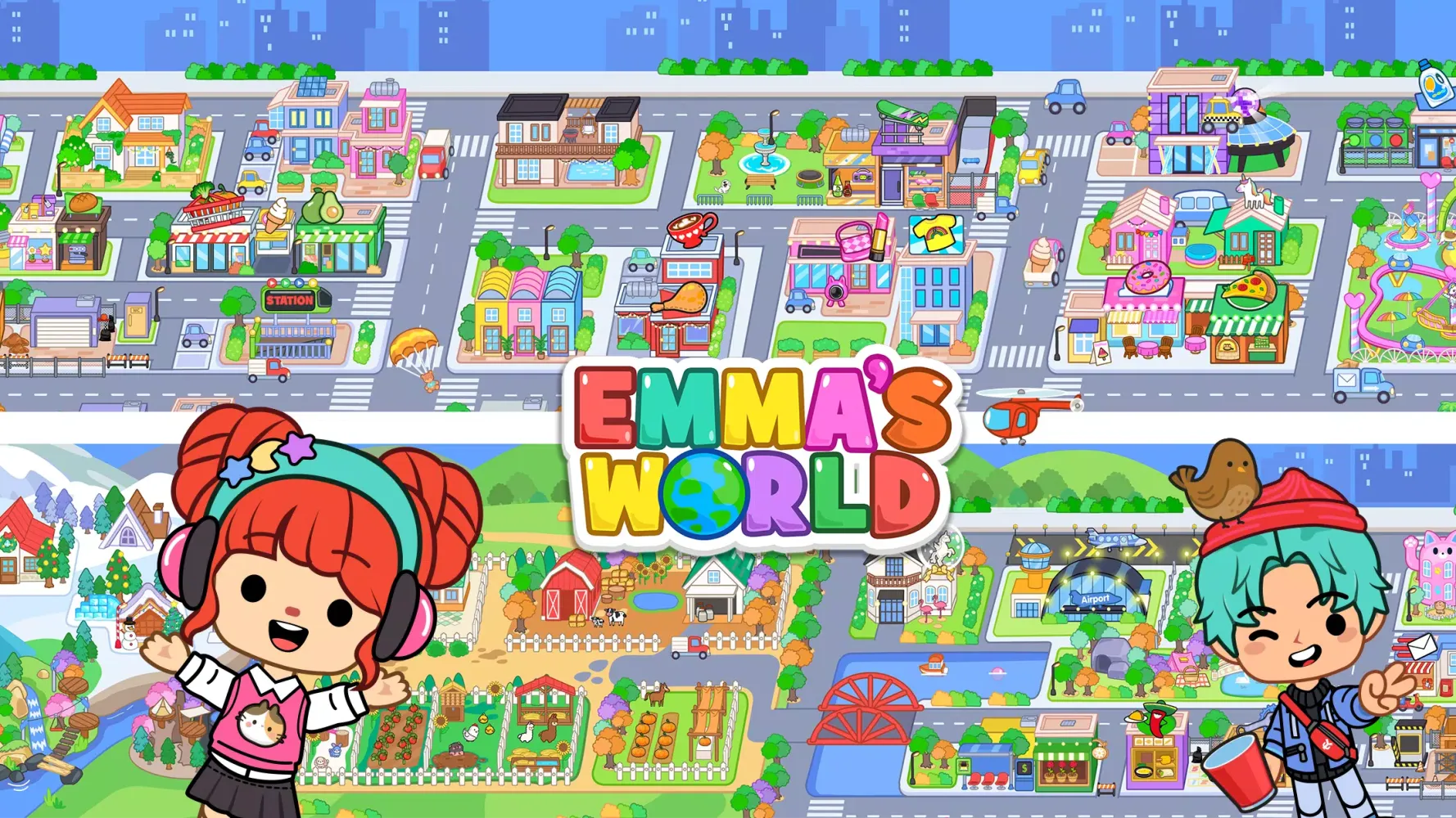Emma's World - Town & Family应用截图