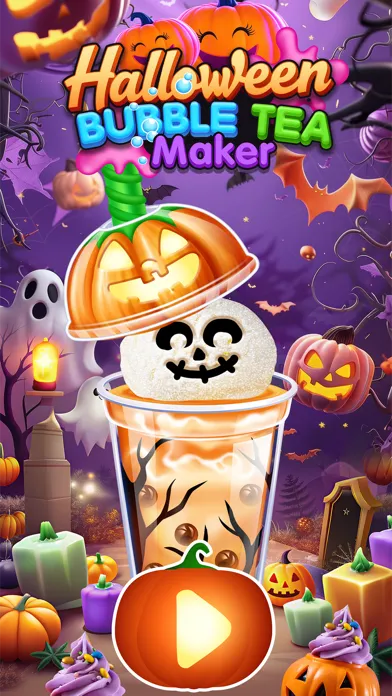Tangkapan skrin Halloween Bubble Tea Maker