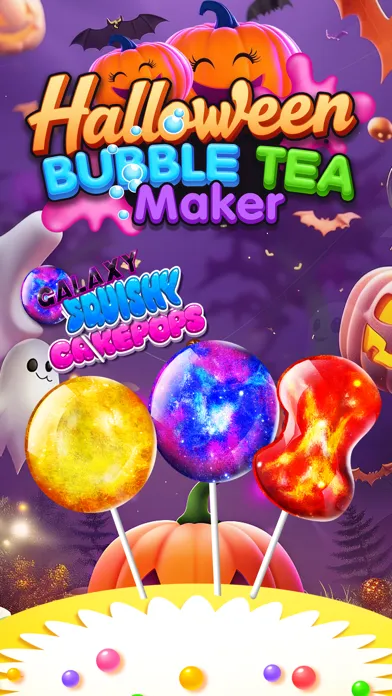 Tangkapan skrin Halloween Bubble Tea Maker