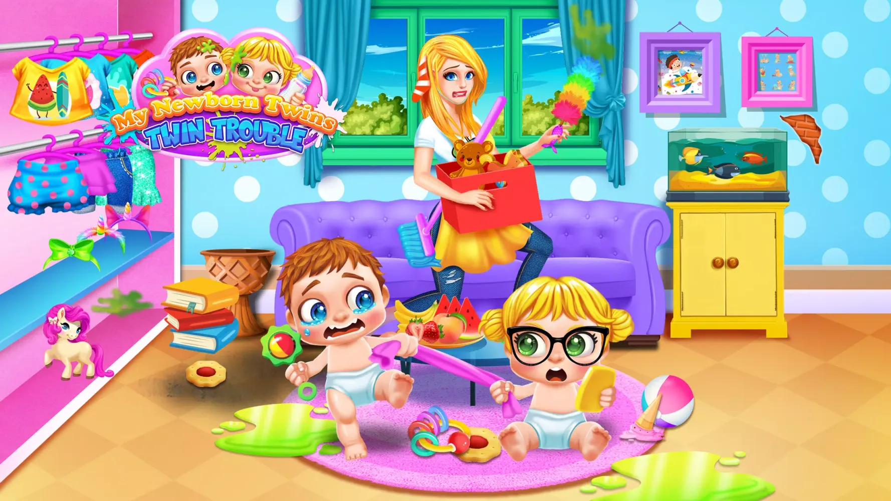 My Newborn Baby Twins Care Screenshots
