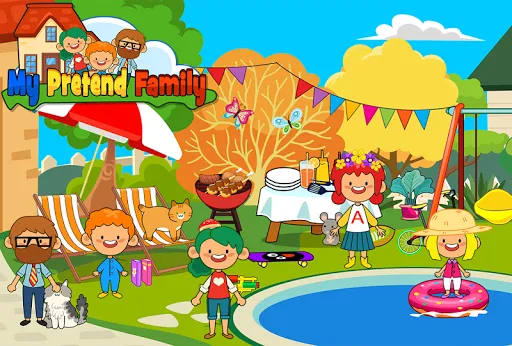Tangkapan skrin My Pretend Home & Family Town