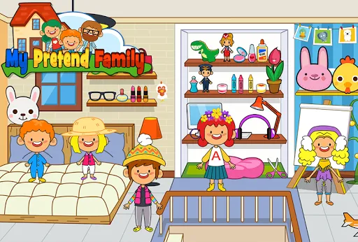 Tangkapan skrin My Pretend Home & Family Town