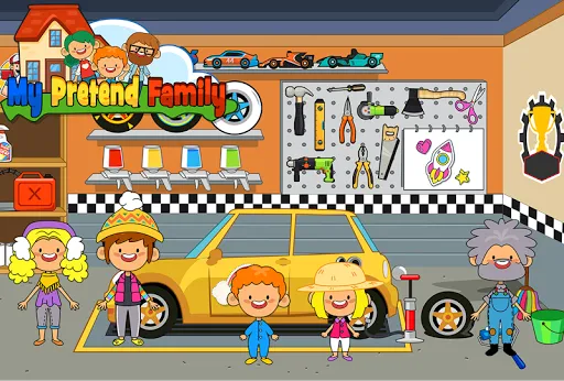 Tangkapan skrin My Pretend Home & Family Town